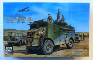 AFV CLUB 1/35 35235 ROMMELS MAMMOTH DAK AEC ARMOURED COMMAND CAR
