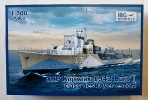 IBG MODELS 1/700 70002 ORP KUJAWIAK 1942 HUNT II CLASS DESTROYER ESCORT