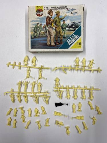 KINGKIT MODEL SCRAPYARD HO/OO AIRFIX 01748-8 U.S.A.A.F. PERSONNEL  STARTED 