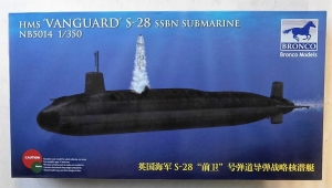 BRONCO 1/350 5014 HMS VANGUARD S-28 SSBN SUBMARINE