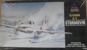 ACCURATE MINIATURES 1/48 3409 ILYUSHIN IL-2 STORMOVIK SKIS