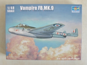 TRUMPETER 1/48 02875 VAMPIRE FB.Mk.9