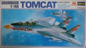 HASEGAWA 1/72 JS-134 GRUMMAN F-14A TOMCAT 1st BOXING