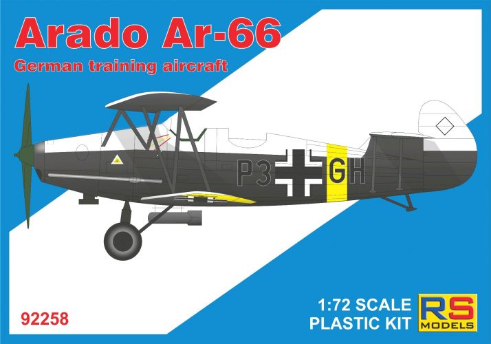 RS MODELS 1/72 92258 ARADO AR-66