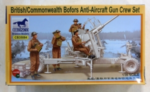 BRONCO 1/35 35084 BRITISH/COMMONWEALTH BOFORS ANTI-AIRCRAFT GUN CREW SET