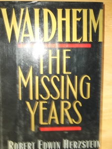 CHEAP BOOKS  ZB209 WALDHEIM - THE MISSING YEARS