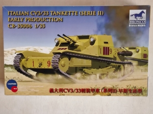 BRONCO 1/35 35006 ITALIAN CV3/33 TANKETTE  SERIE II  EARLY