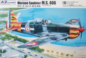 AZ MODEL 1/48 4807 MORANE SAULNIER M.S. 406 IN AFRICA