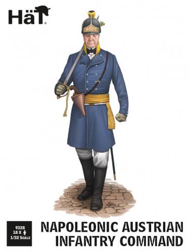 HAT INDUSTRIES 1/32 9328 NAPOLEONIC AUSTRIAN INFANTRY COMMAND