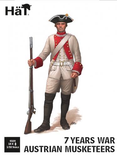HAT INDUSTRIES 1/32 9329 7 YEARS WAR AUSTRIAN MUSKETEERS