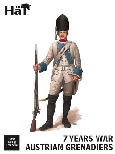 HAT INDUSTRIES 1/32 9330 7 YEARS WAR AUSTRIAN GRENADIERS