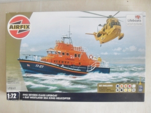 AIRFIX 1/72 98668 RNLI SEVERN CLASS LIFEBOAT   RAF SEA KING