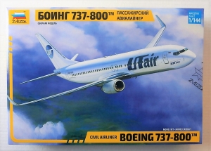 ZVEZDA 1/144 7019 BOEING 737-800 CIVIL AIRLINER