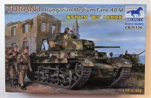 BRONCO 1/35 35120 TURAN HUNGARIAN MEDIUM TANK 40.M