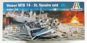 ITALERI 1/35 5619 VOSPER MTB 74 ST NAZAIRE RAID  UK SALE ONLY 