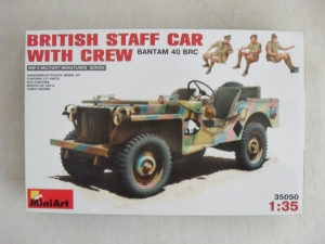 MINIART 1/35 35050 BRITISH STAFF CAR WITH CREW