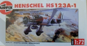 AIRFIX 1/72 02051 HENSCHEL Hs 123A-1