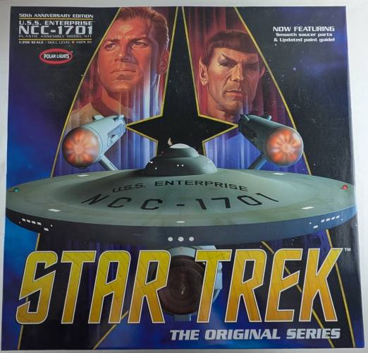 POLAR LIGHTS 1/350 938 U.S.S. ENTERPRISE NCC-1701 STAR TREK THE ORIGINAL SERIES  UK SALE ONLY 