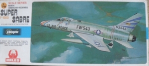 HASEGAWA 1/72 JS-035 NORTH AMERICAN F-100D SUPER SABRE