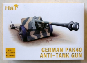 HAT INDUSTRIES 1/72 8150 GERMAN PAK40 ANTI-TANK GUN