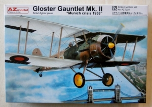 AZ MODEL 1/72 7221 GLOSTER GAUNTLET Mk.II MUNICH CRISIS 1938