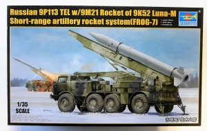 TRUMPETER 1/35 01025 RUSSIAN 9P113 TEL W 9M21 ROCKET OF 9K52 LUNA-M