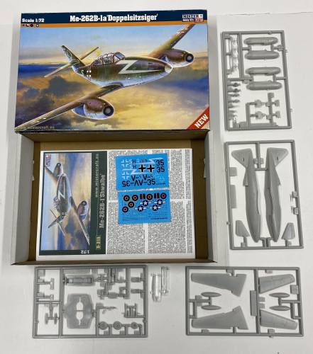 KINGKIT MODEL SCRAPYARD 1/72 MISTERCRAFT 042158 ME 262B 1A DOPPELSITZSIGER  MISSING DECAL SCHEME 