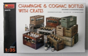 MINIART 1/35 35575 CHAMPAGNE   COGNAC BOTTLES WITH CRATES