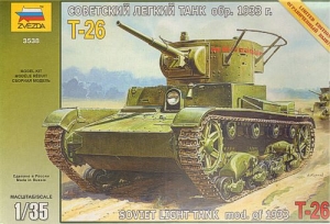 ZVEZDA 1/35 3538 T-26 Mod.1933
