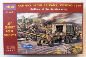 ICM 1/35 35142 CONFLICT IN THE BALKANS KOSOVO 1999 SERBIAN ARTILLERY