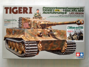 TAMIYA 1/35 89562 TIGER I LATE WITH CREW