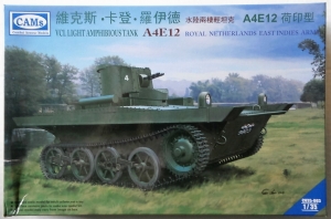COMBAT ARMOUR MODELS 1/35 35003 VCL LIGHT AMPHIBIOUS TANK A4E12 KNIL VERSION