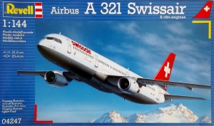 REVELL 1/144 04247 AIRBUS A 321 SWISSAIR
