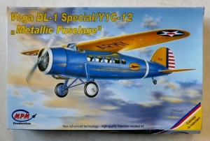 MPM 1/72 72524 VEGA DL-1 SPECIAL/Y1C-12 METALLIC FUSELAGE