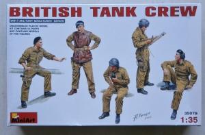 MINIART 1/35 35078 BRITISH TANK CREW