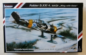SPECIAL HOBBY 1/72 72116 FOKKER D.XXI 4. SARJA WING WITH SLOTS