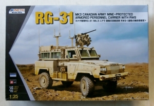 KINETIC 1/35 61010 RG-31 Mk3 CANADIAN ARMY MINE-PROTECTED ARMORED PERSONNEL CARRIER w/RWS