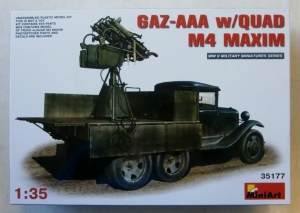 MINIART 1/35 35177 GAZ-AAA WITH QUAD M4 MAXIM