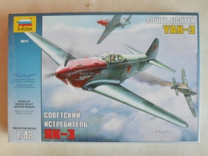 ZVEZDA 1/48 4814 YAK-3 SOVIET FIGHTER