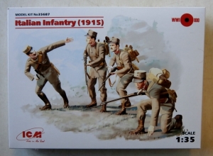 ICM 1/35 35687 ITALIAN INFANTRY  1915 