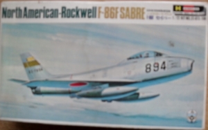 HASEGAWA 1/72 JS-015 NORTH AMERICAN-ROCKWELL F-86F EARLY BOX