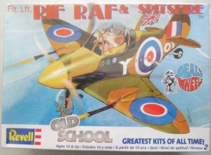 REVELL OTHER SCALE 1738 FLT LFT RIF RAF AND SPITFIRE  REISSUE 