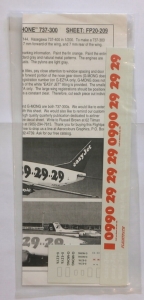 FLIGHTPATH 1/200 1479. 20209 EASY JET TELEPHONE 737-300