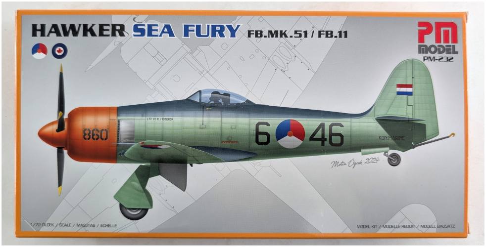 PM 1/72 PM-232 HAWKER SEA FURY FB.MK.51 / FB.11