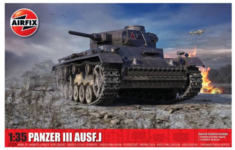 AIRFIX 1/35 A1378 PANZER III AUSF.J 