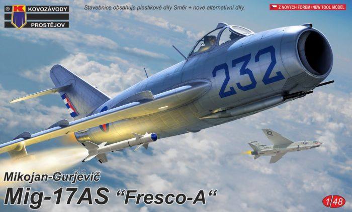 KOVOZAVODY 1/48 KP4825 MIG-17AS 