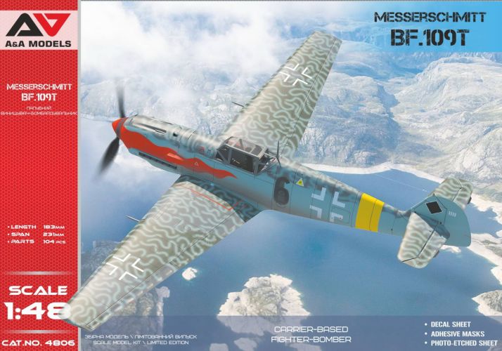 A   A MODELS 1/48 4806 MESSERSCHMITT BF.109T