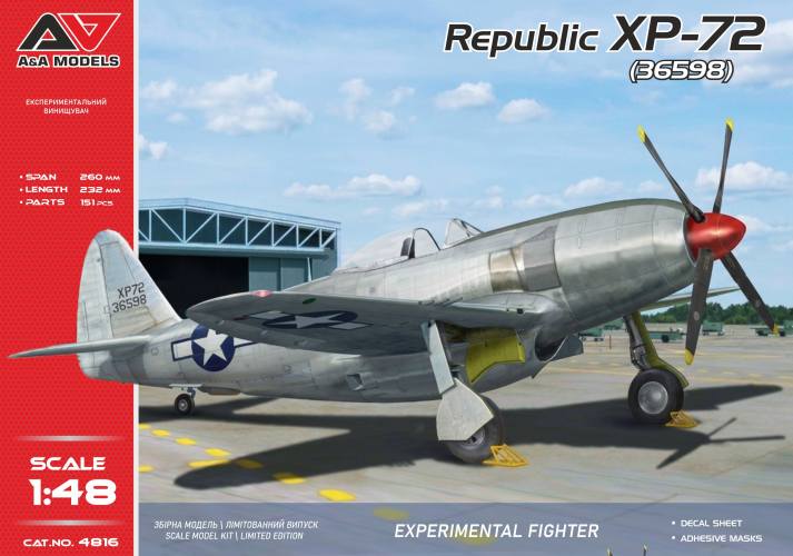 A   A MODELS 1/48 4816 REPUBLIC XP-72