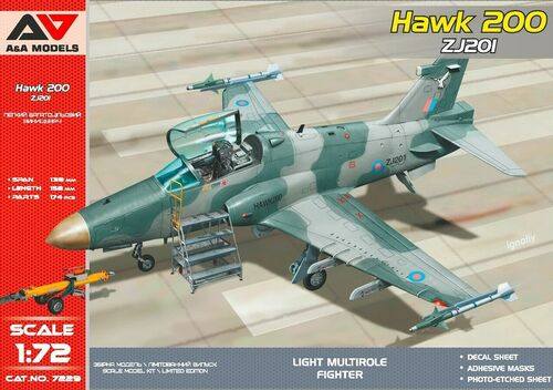A   A MODELS 1/72 7229 BRITISH AEROSPACE HAWK 200 ZJ201