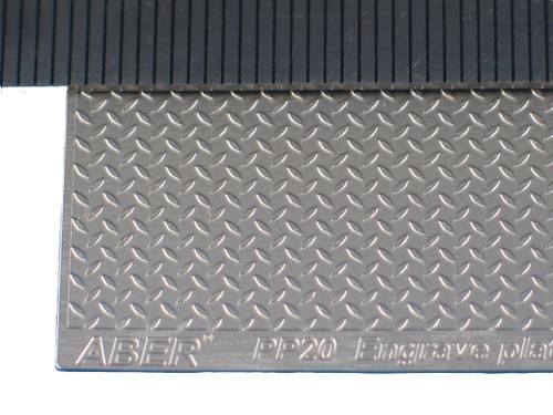 ABER 1/24 PP20 ENGRAVE PLATE MODERN TYPE 1X1 STRAP